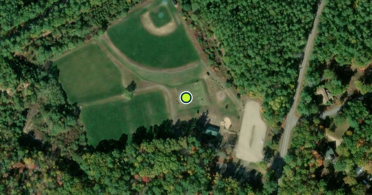 Satellite view of Lee Pickleball Courts