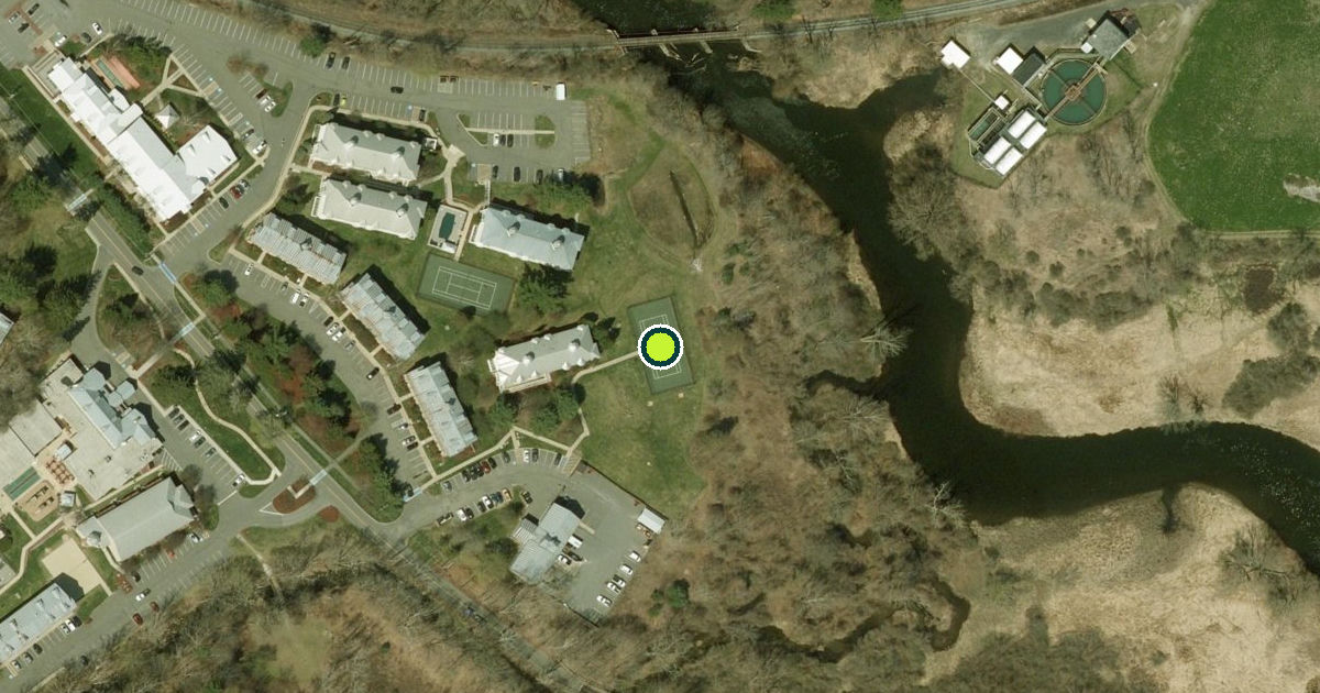 Satellite view of Lee Pickleball Courts