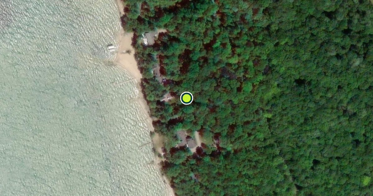 Satellite view of Leelanau Township Pickleball Courts