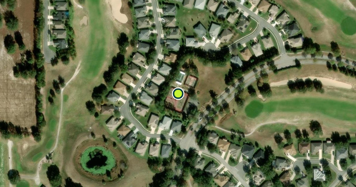 Satellite view of Leesburg Pickleball Courts