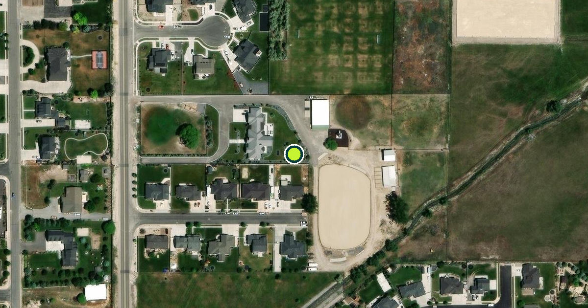 Satellite view of Lehi Pickleball Courts