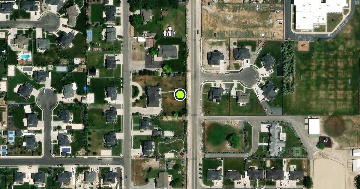 Satellite view of Lehi Pickleball Courts