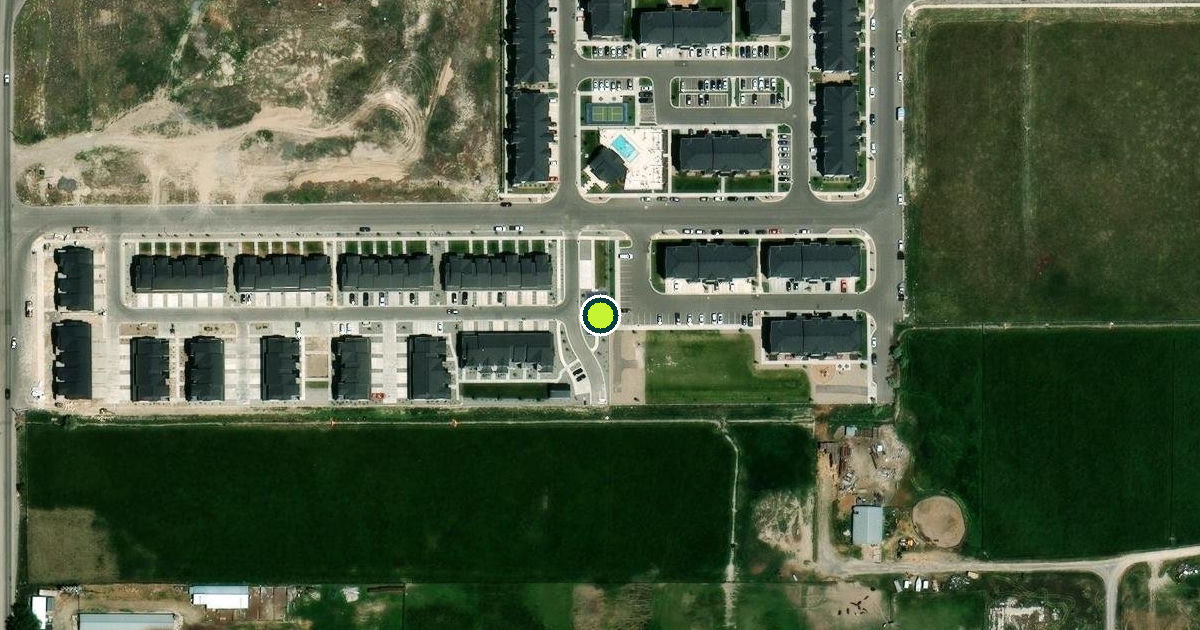 Satellite view of Lehi Pickleball Courts