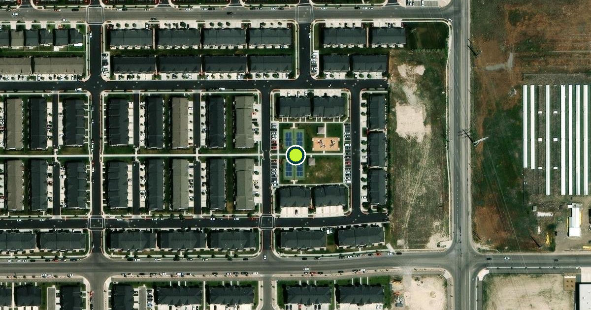 Satellite view of Lehi Pickleball Courts