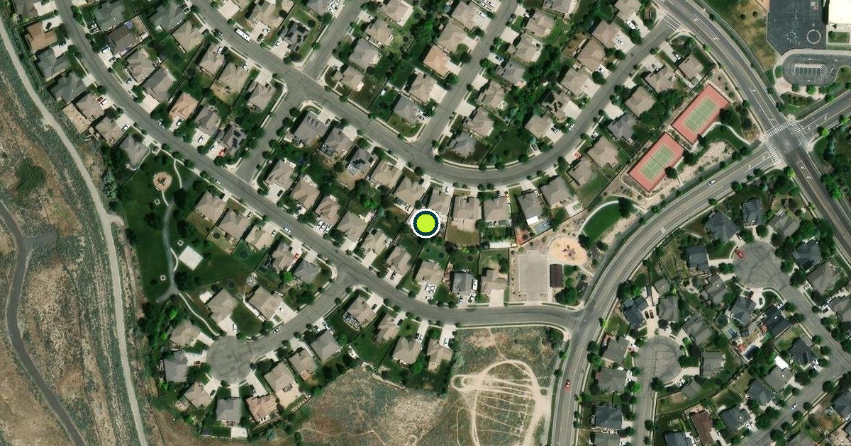 Satellite view of Lehi Pickleball Courts