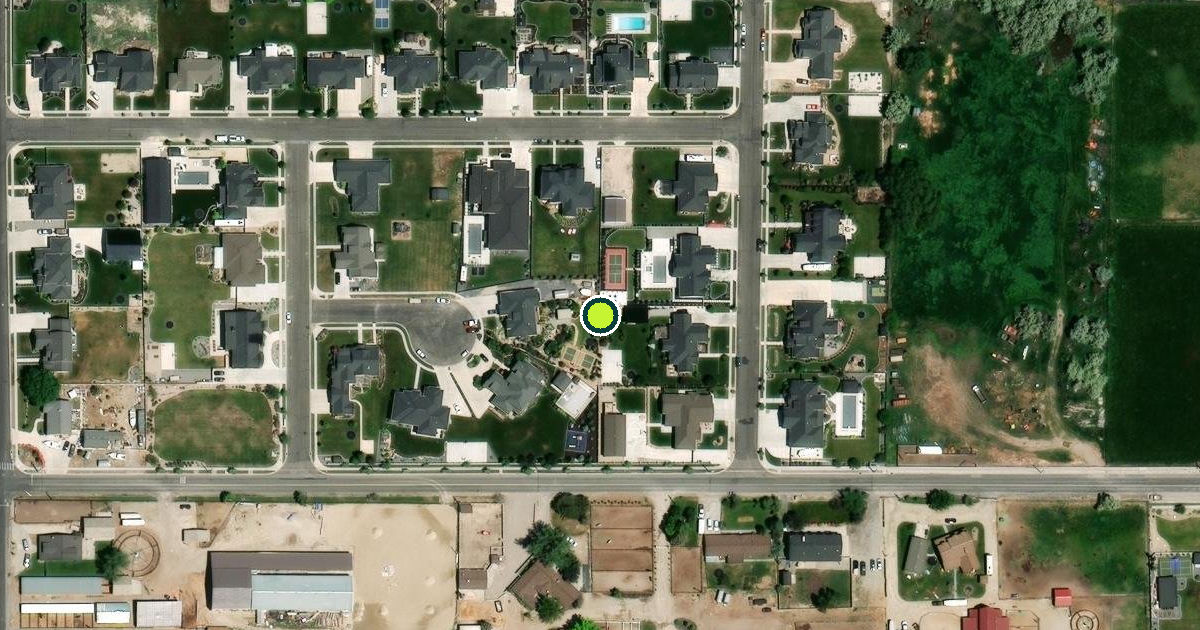 Satellite view of Lehi Pickleball Courts