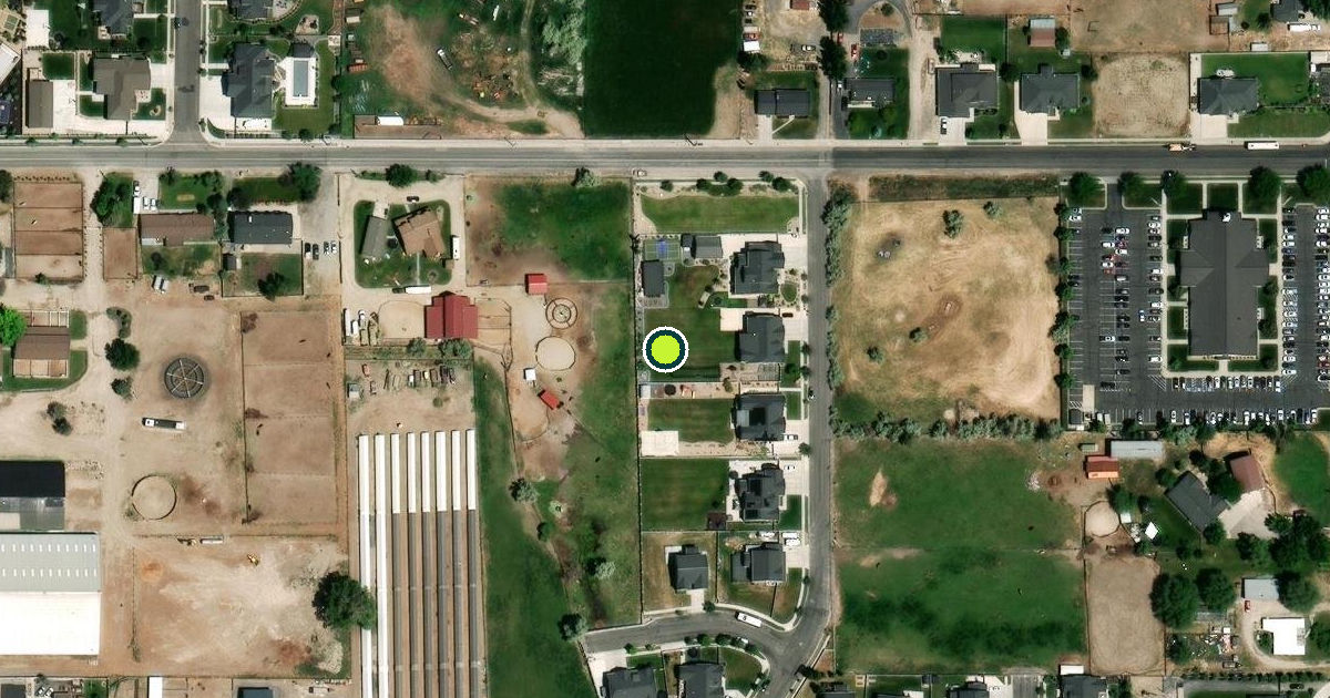 Satellite view of Lehi Pickleball Courts