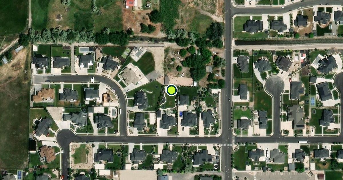 Satellite view of Lehi Pickleball Courts