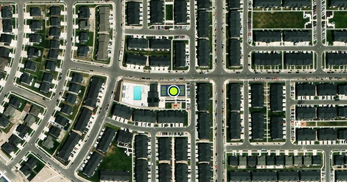 Satellite view of Lehi Pickleball Courts