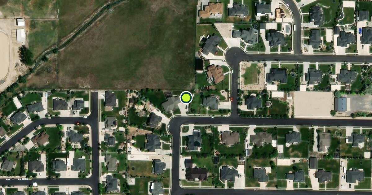 Satellite view of Lehi Pickleball Courts