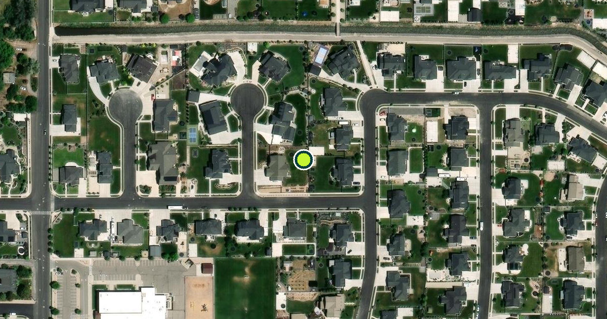 Satellite view of Lehi Pickleball Courts