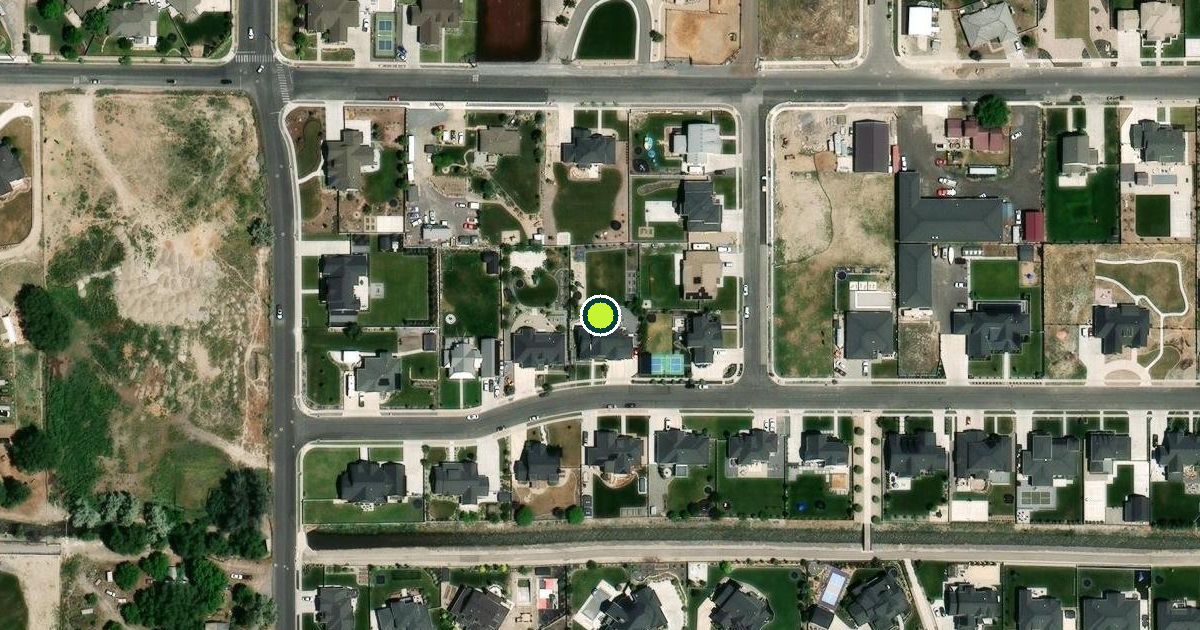 Satellite view of Lehi Pickleball Courts