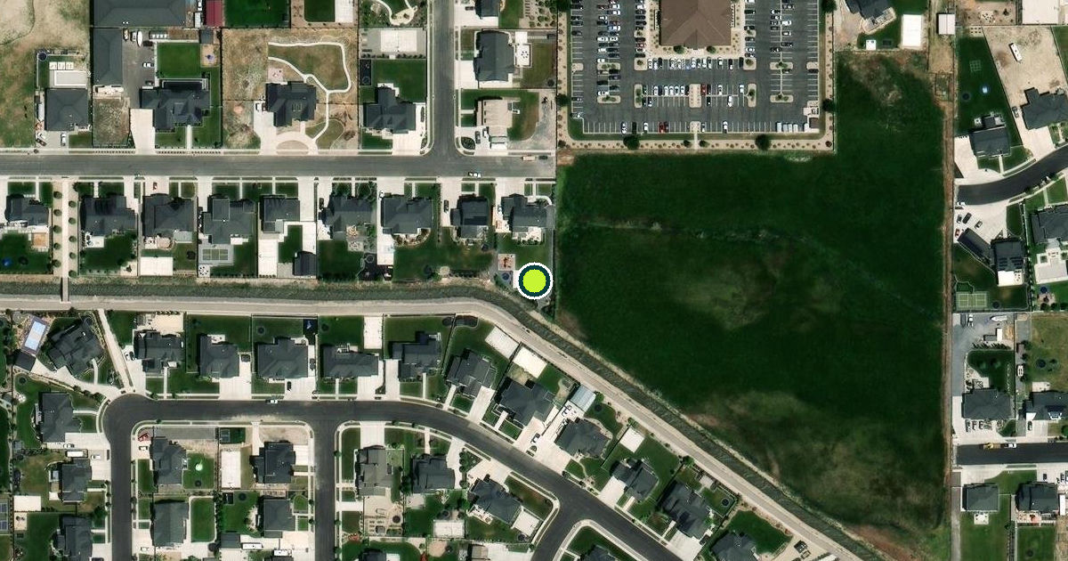 Satellite view of Lehi Pickleball Courts