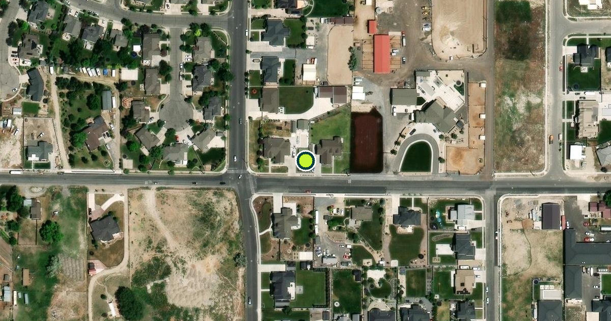 Satellite view of Lehi Pickleball Courts