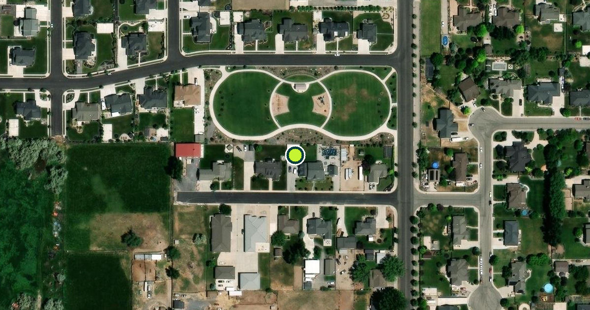 Satellite view of Lehi Pickleball Courts