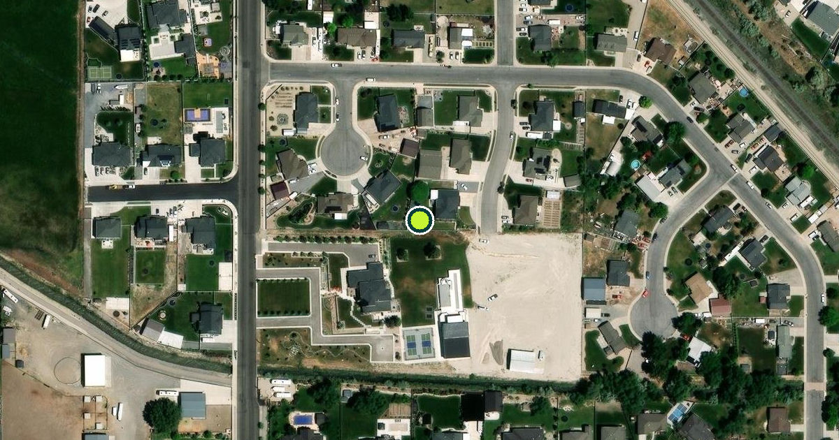 Satellite view of Lehi Pickleball Courts