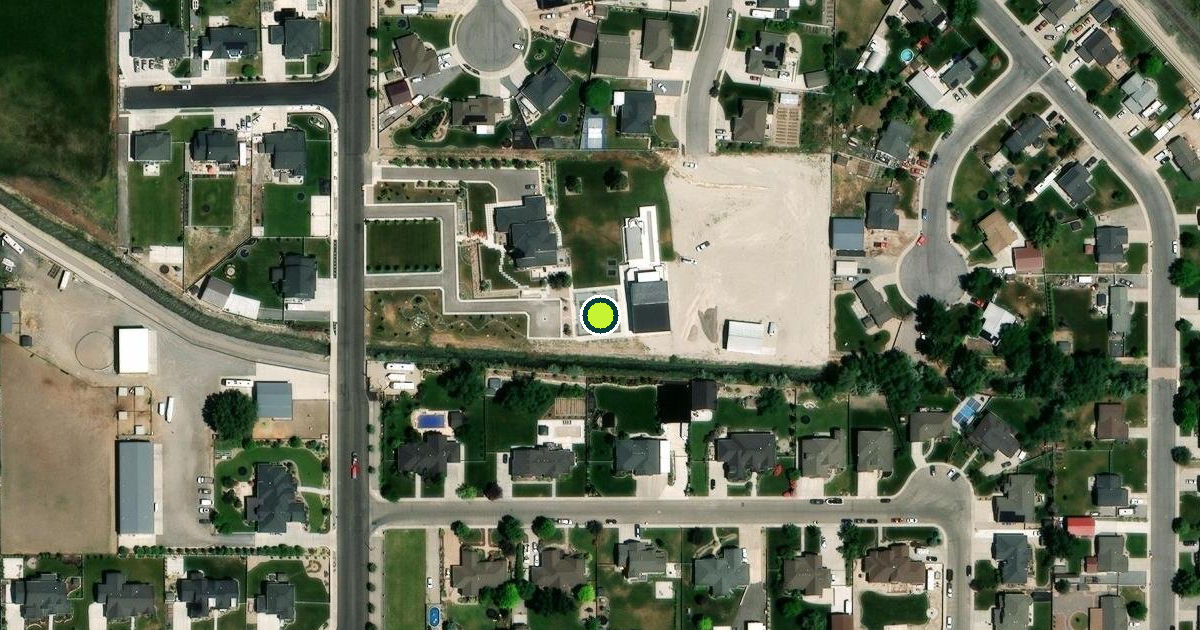 Satellite view of Lehi Pickleball Courts