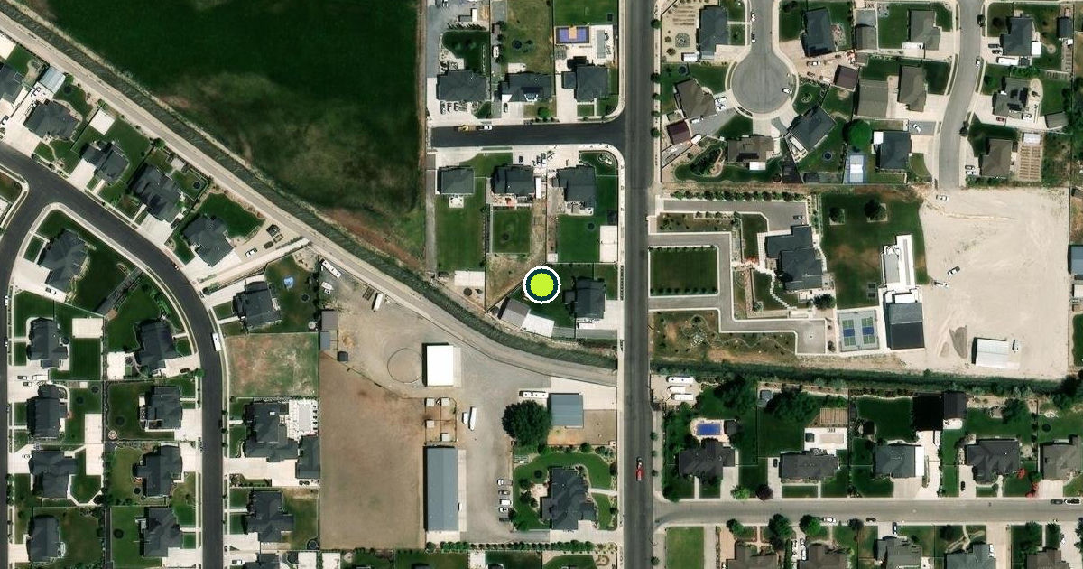 Satellite view of Lehi Pickleball Courts