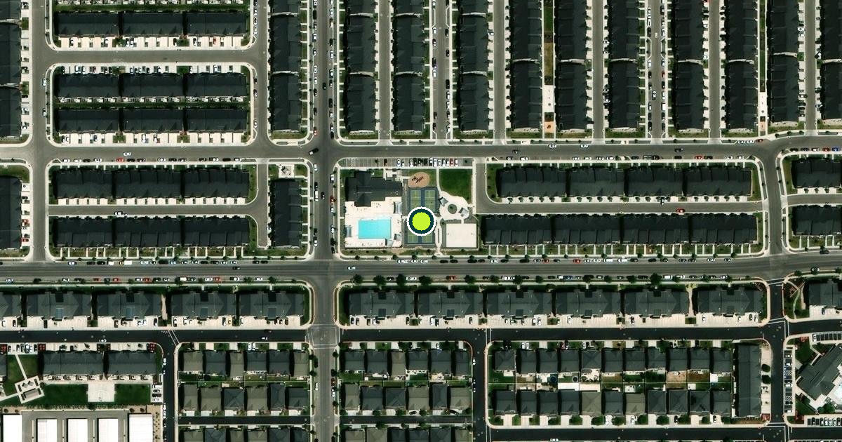 Satellite view of Lehi Pickleball Courts