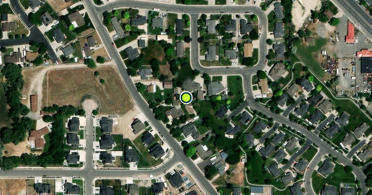 Satellite view of Lehi Pickleball Courts