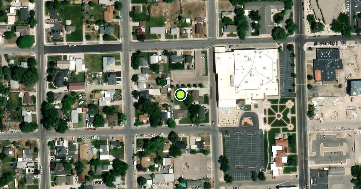 Satellite view of Lehi Pickleball Courts