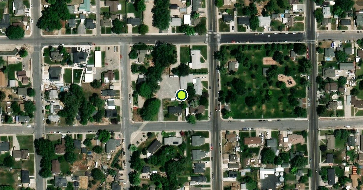 Satellite view of Lehi Pickleball Courts