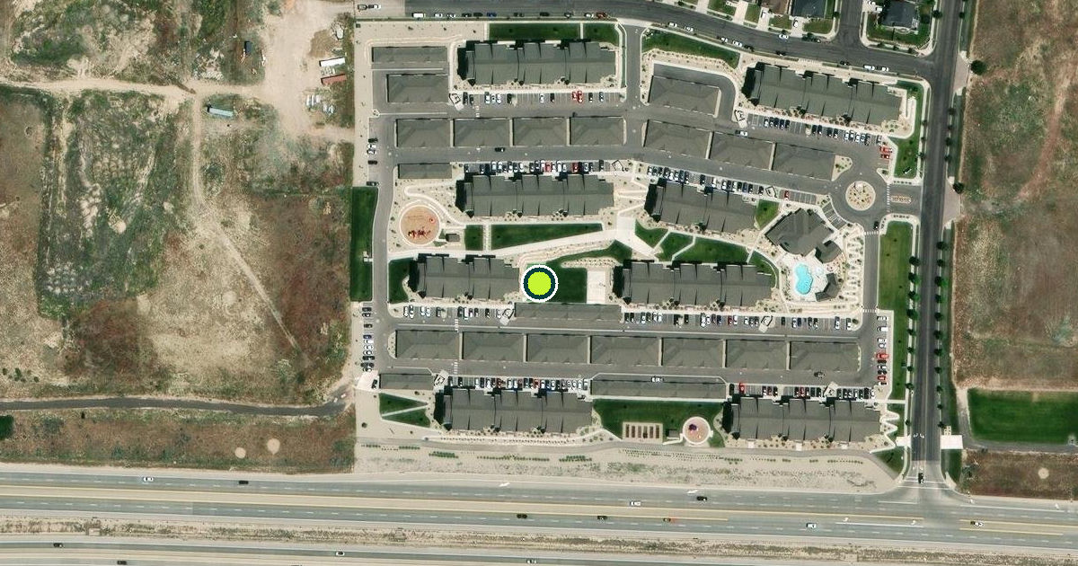 Satellite view of Lehi Pickleball Courts