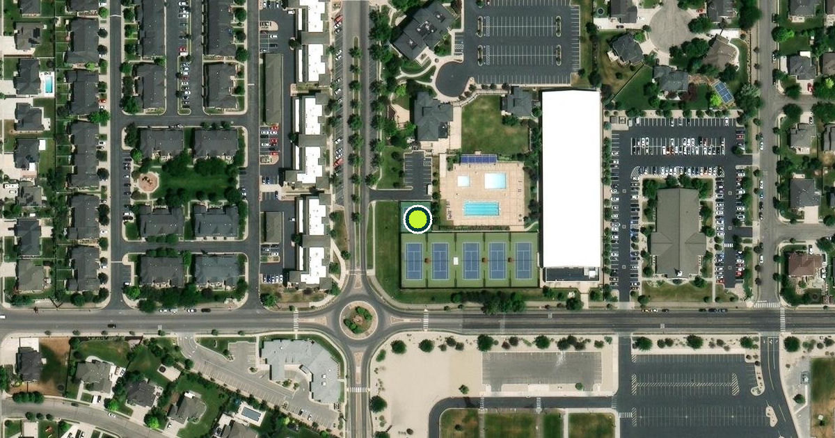 Satellite view of Lehi Pickleball Courts