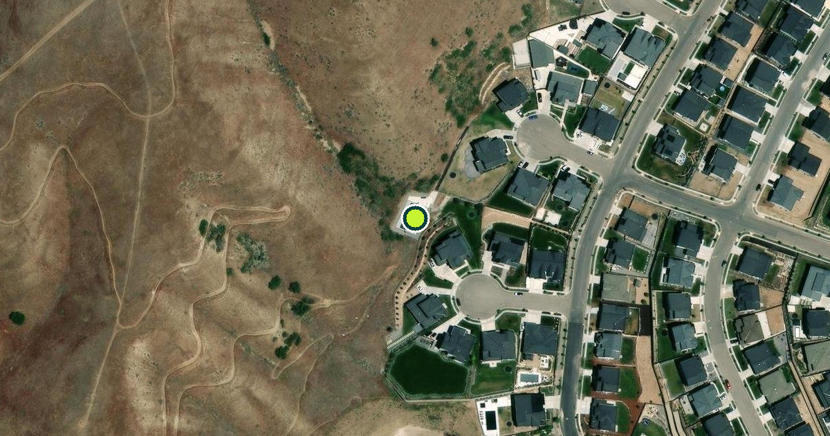 Satellite view of Lehi Pickleball Courts