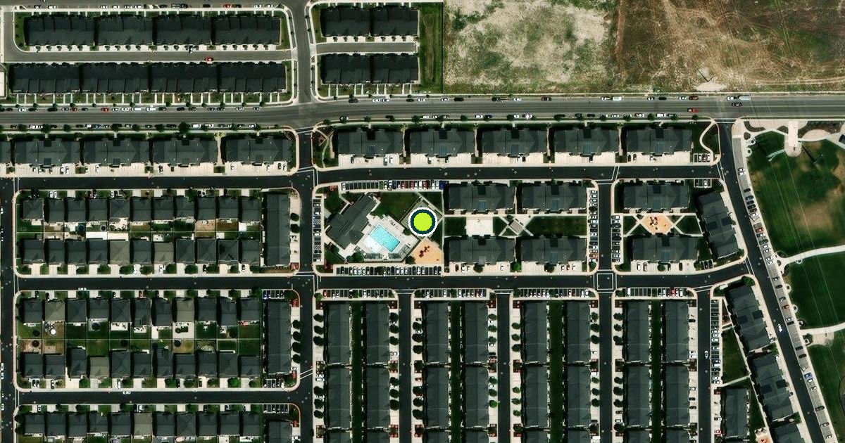 Satellite view of Lehi Pickleball Courts