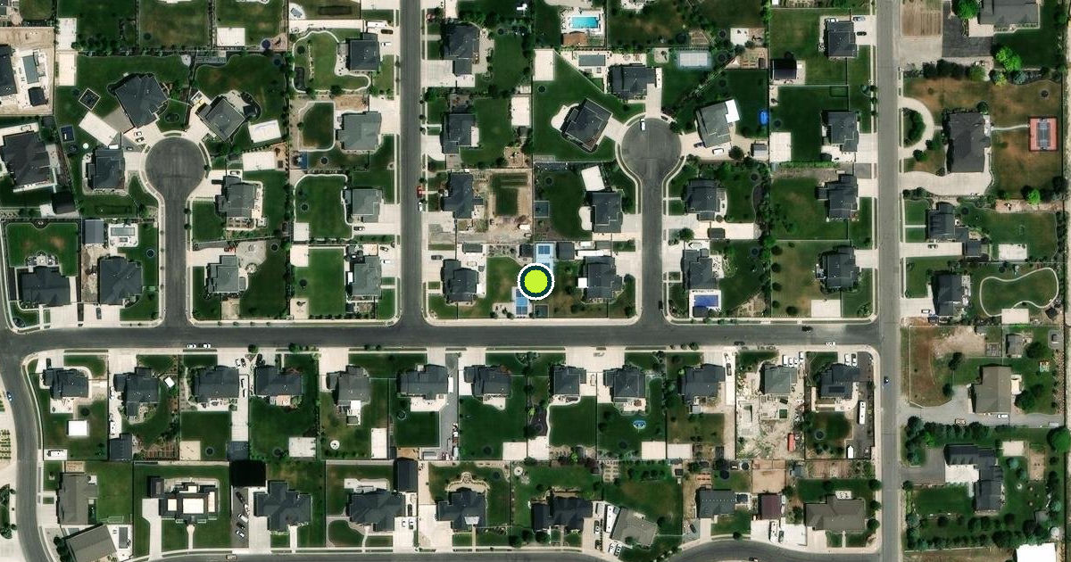 Satellite view of Lehi Pickleball Courts