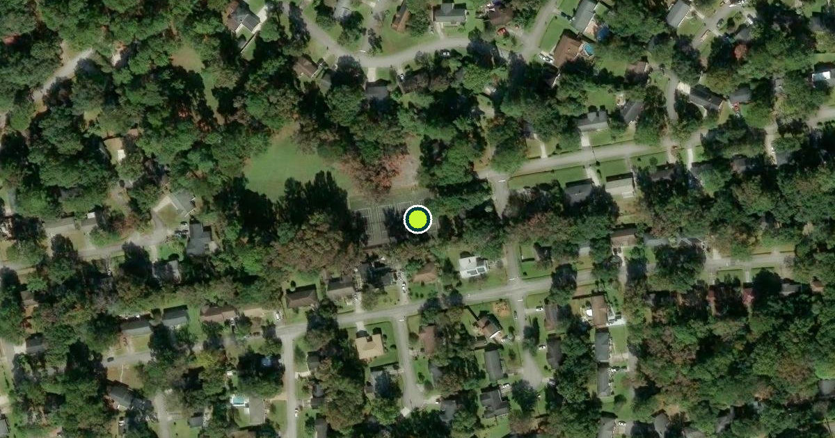 Satellite view of Lenevar Park Pickleball Courts