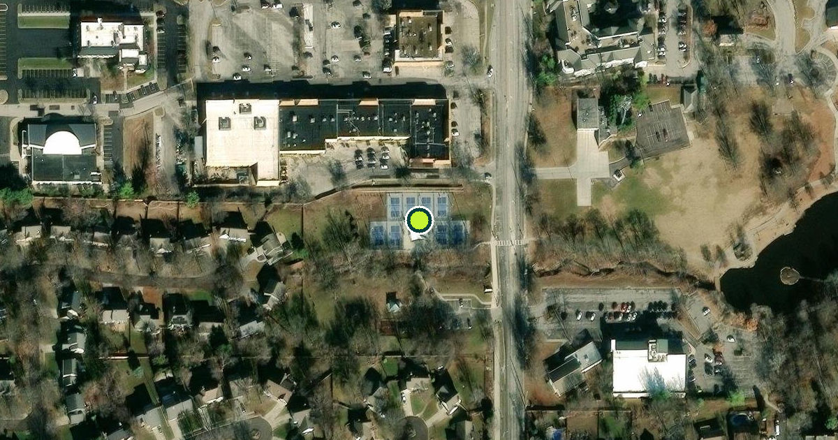 Satellite view of Lenexa Pickleball Courts