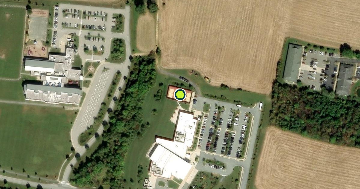 Satellite view of Leonardtown Pickleball Courts