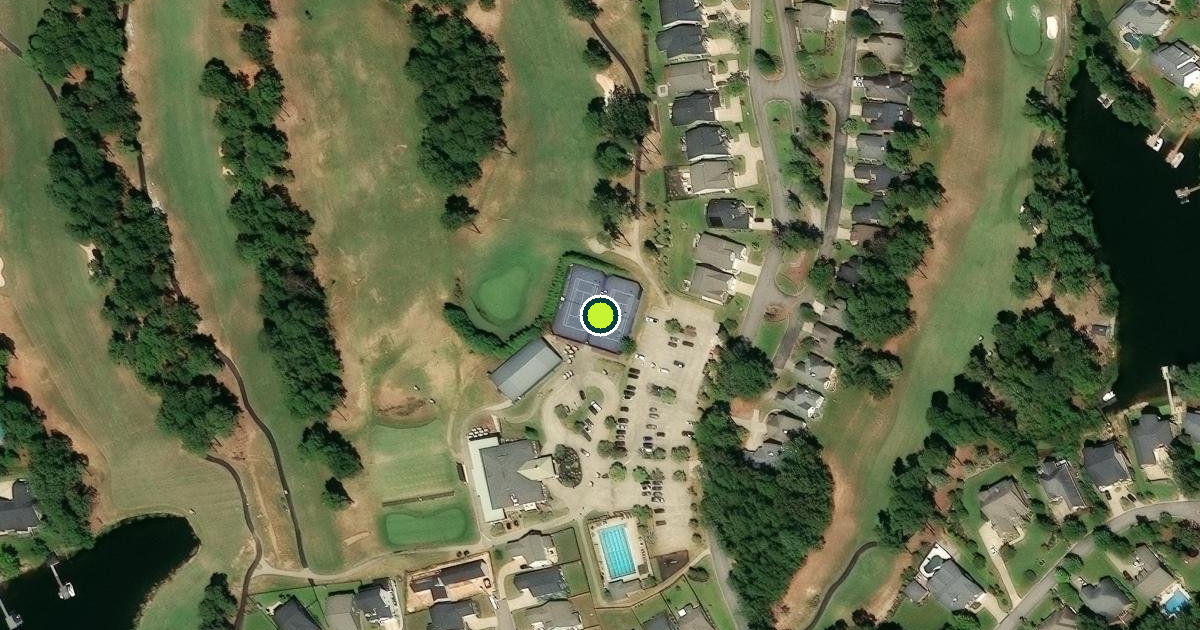 Satellite view of Lexington County Pickleball Courts