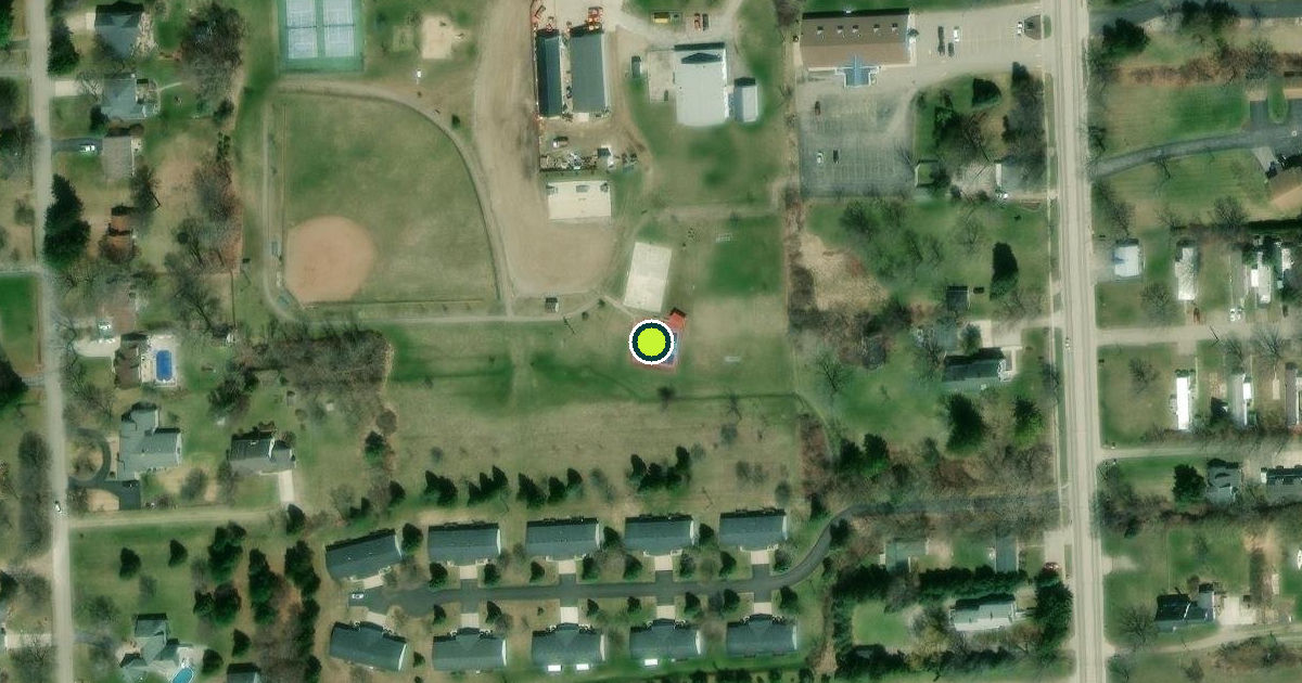 Satellite view of Lexington Pickleball Courts