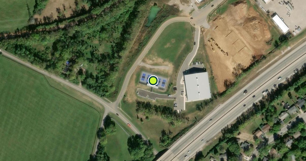 Satellite view of Lexington Pickleball Courts