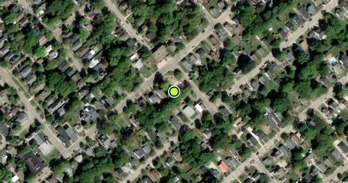 Satellite view of Lexington Pickleball Courts