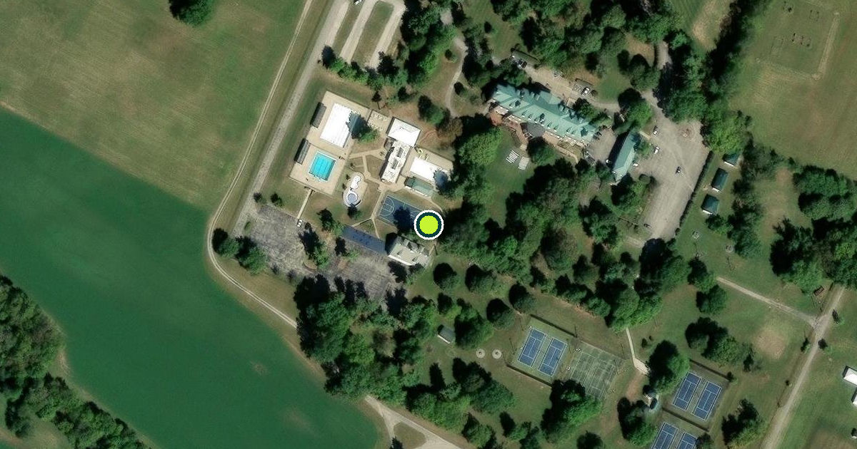 Satellite view of Lexington Pickleball Courts