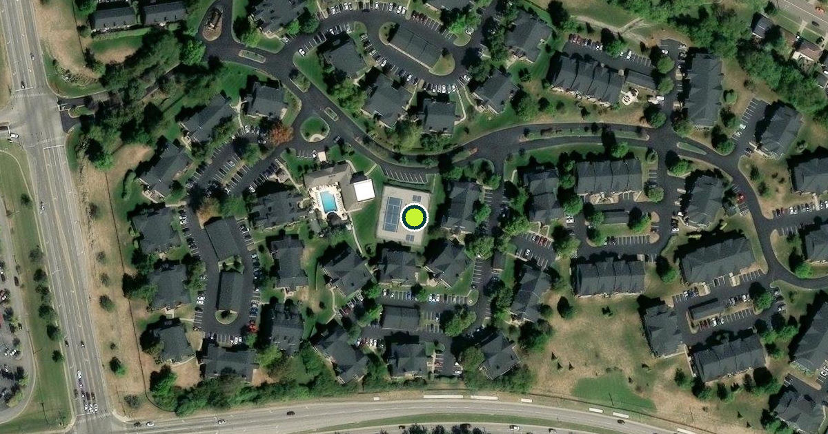 Satellite view of Lexington Pickleball Courts