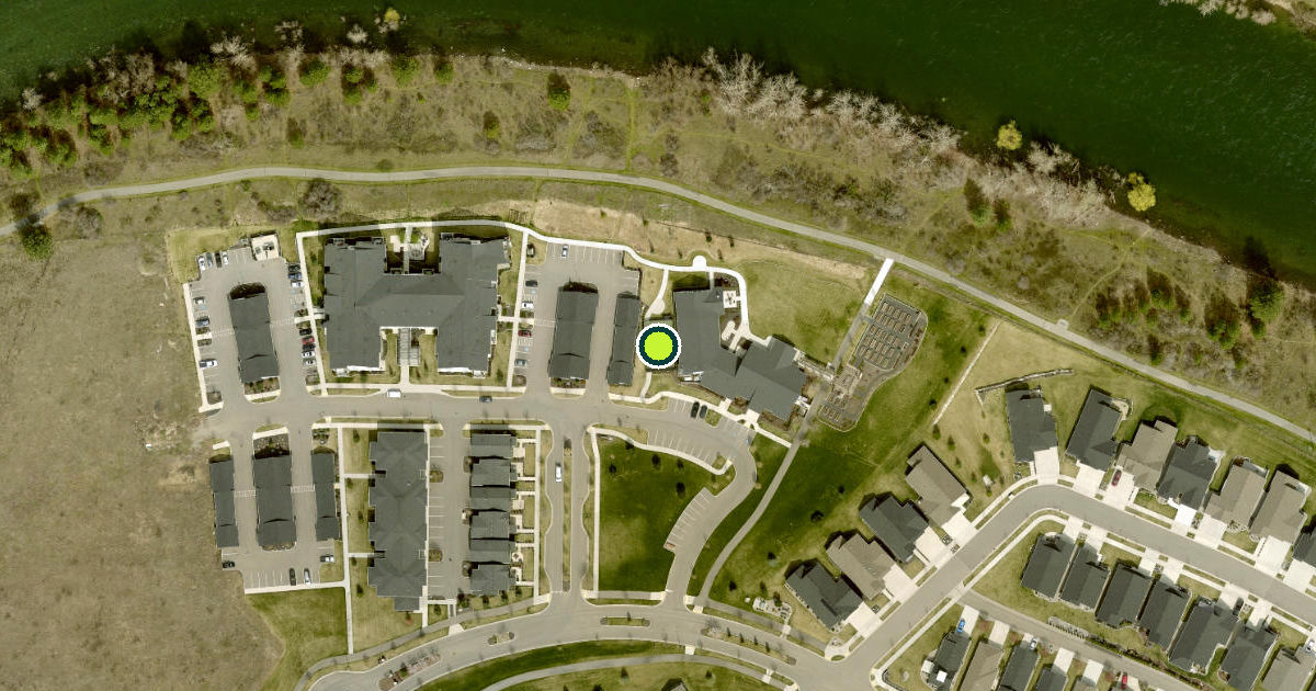 Satellite view of Liberty Lake Pickleball Courts