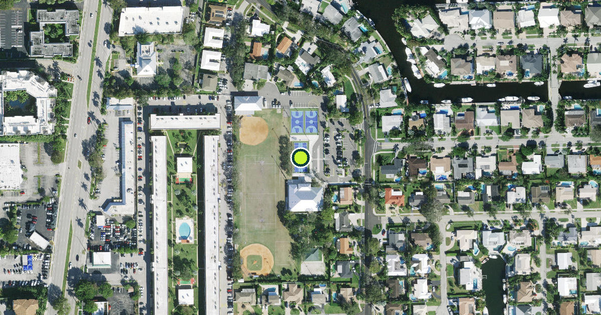 Satellite view of Lighthouse Point Pickleball Courts