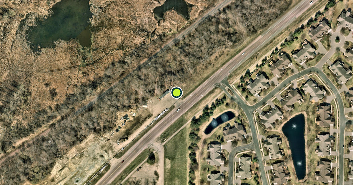 Satellite view of Lilydale Pickleball Courts