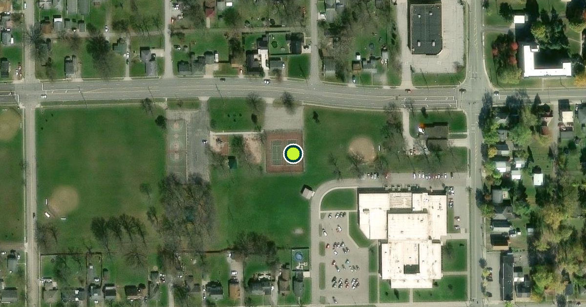 Satellite view of Lima Pickleball Courts