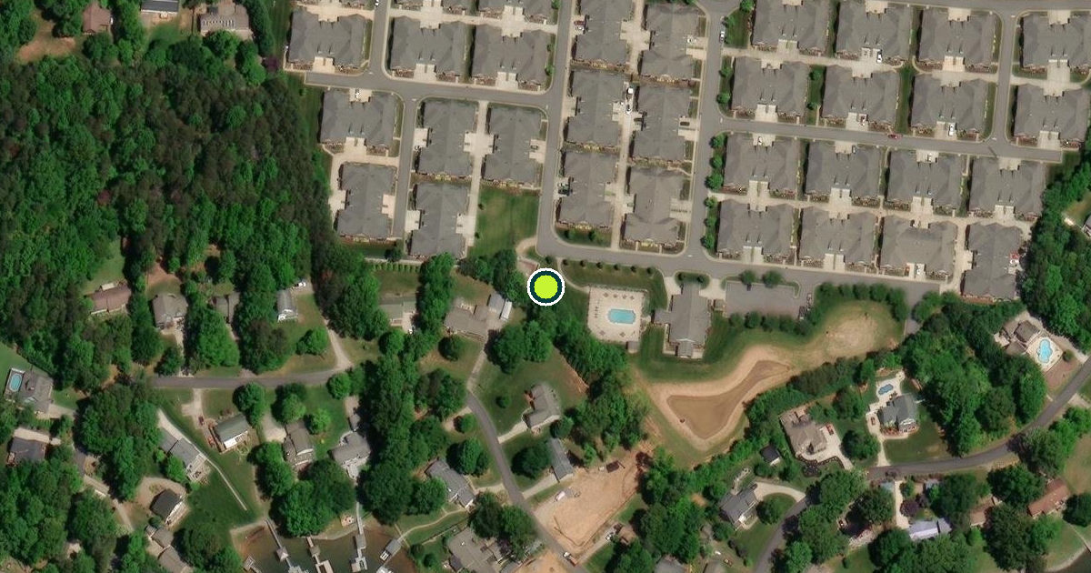 Satellite view of Lincoln County Pickleball Courts