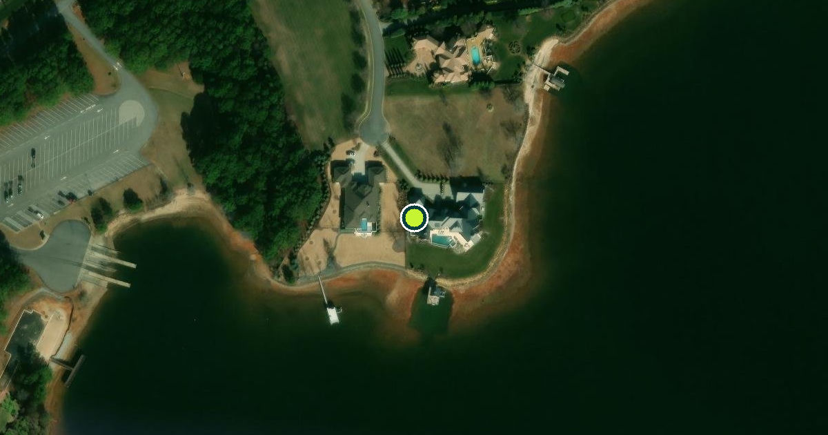Satellite view of Lincoln County Pickleball Courts