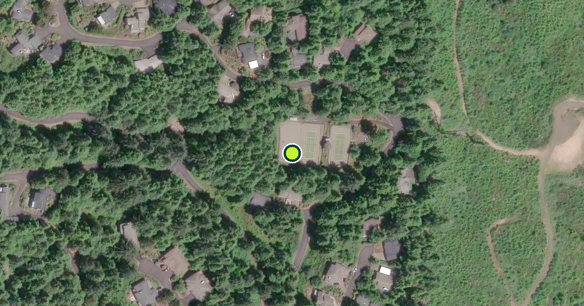 Satellite view of Lincoln County Pickleball Courts