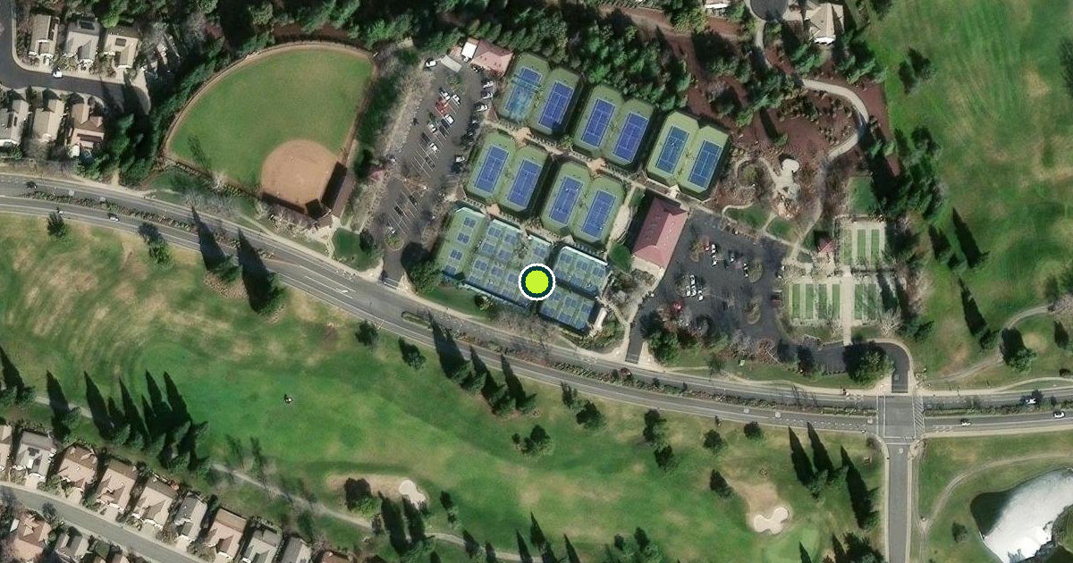 Satellite view of Lincoln Pickleball Courts