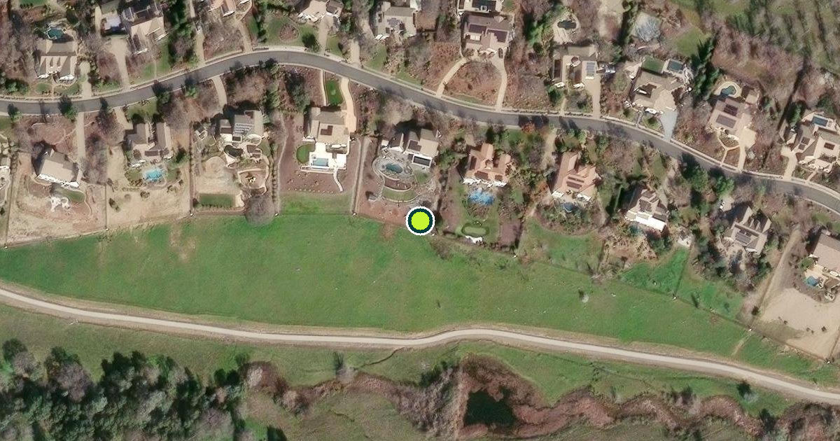 Satellite view of Lincoln Pickleball Courts