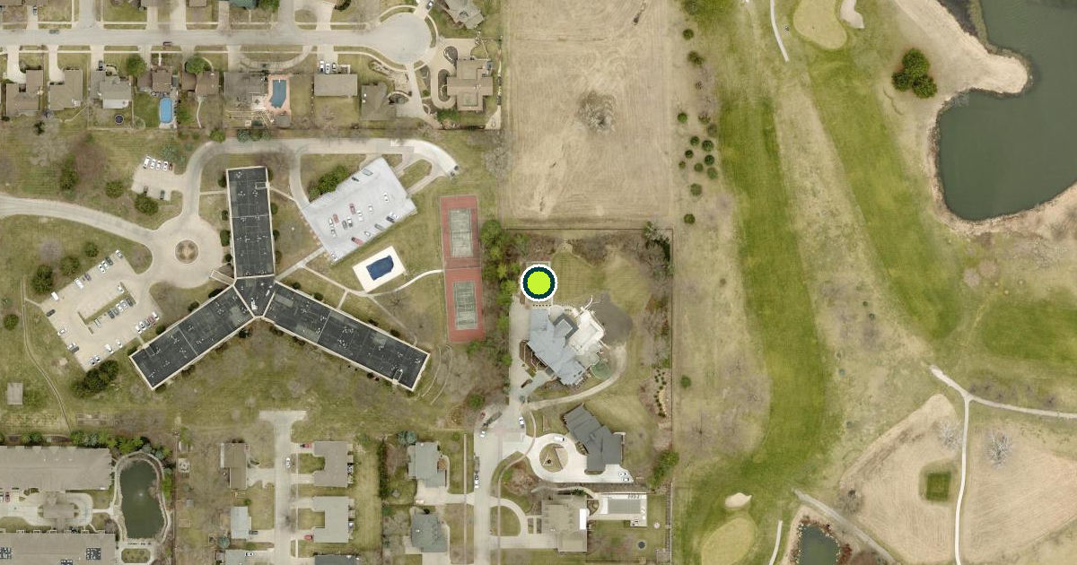 Satellite view of Lincoln Pickleball Courts